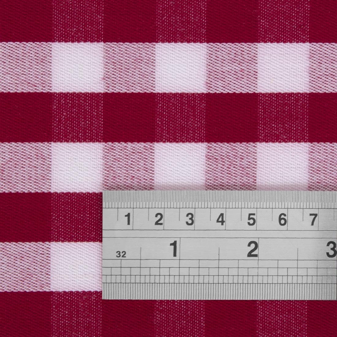 Mitre Comfort Gingham Tablecloth Red 1320 x 1320mm