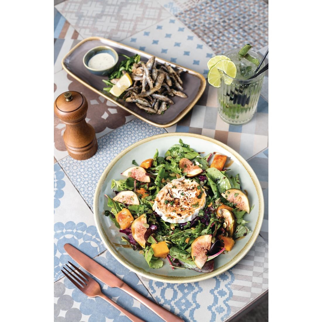 Olympia Kiln Platter Smoke 295mm (4 Pack)