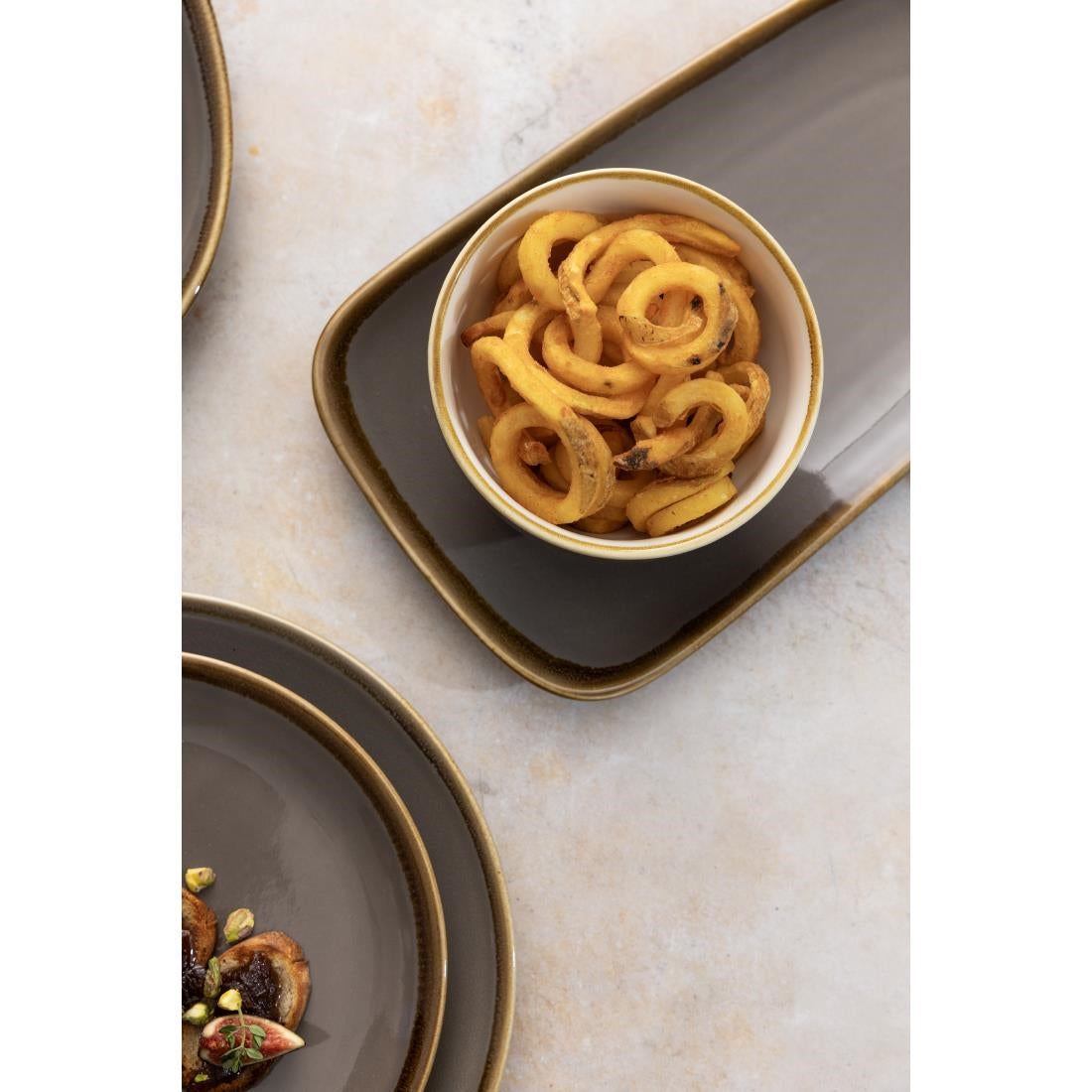 Olympia Kiln Round Bowls Smoke 140mm (6 Pack)