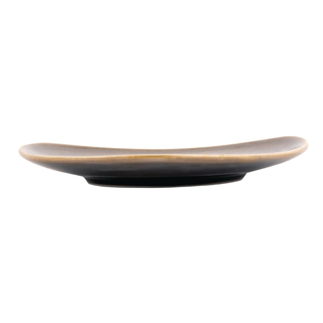 Olympia Kiln Triangular Side Plates Smoke 165mm (6 Pack)