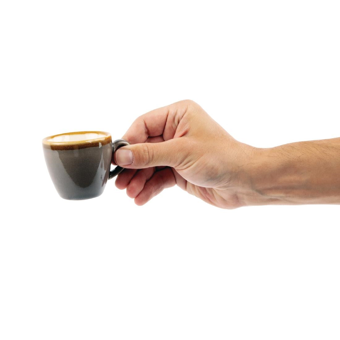 Olympia Kiln Espresso Cups Smoke 85ml (6 Pack)