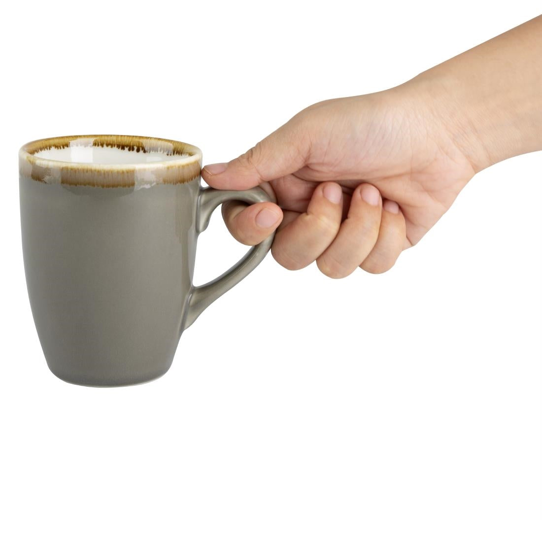 Olympia Kiln Mugs Smoke 340ml (6 Pack)