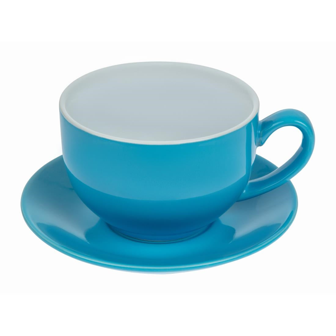 Olympia Cafe Cappuccino Cups Blue 340ml (12 Pack)