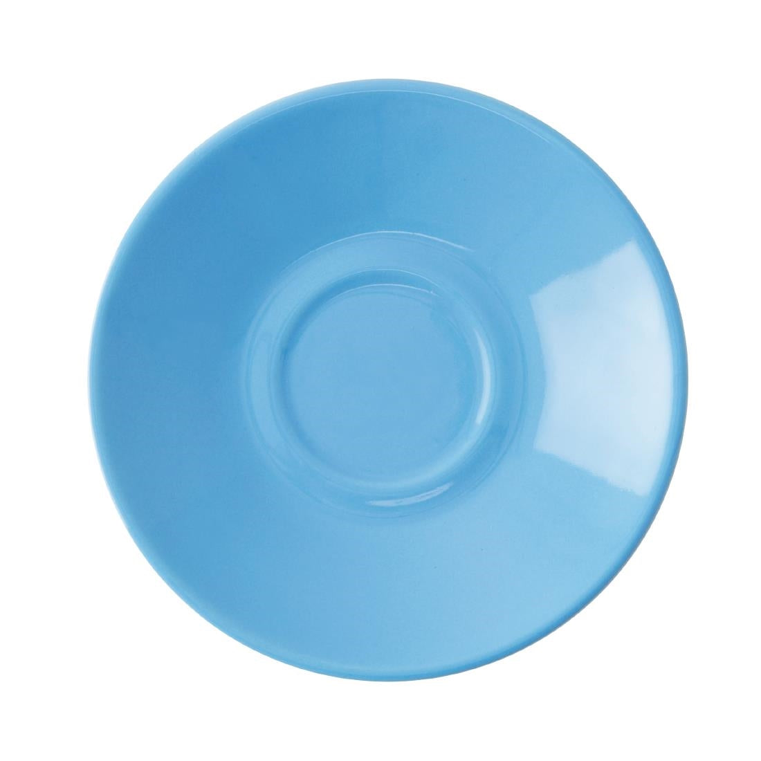 Olympia Cafe Espresso Saucers Blue 117mm (12 Pack)