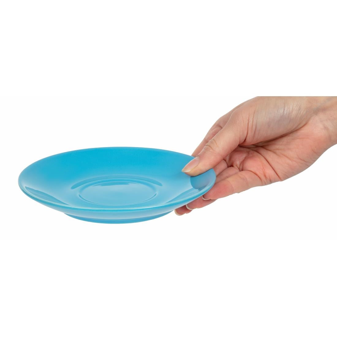 Olympia Cafe Saucers Blue 158mm (12 Pack)