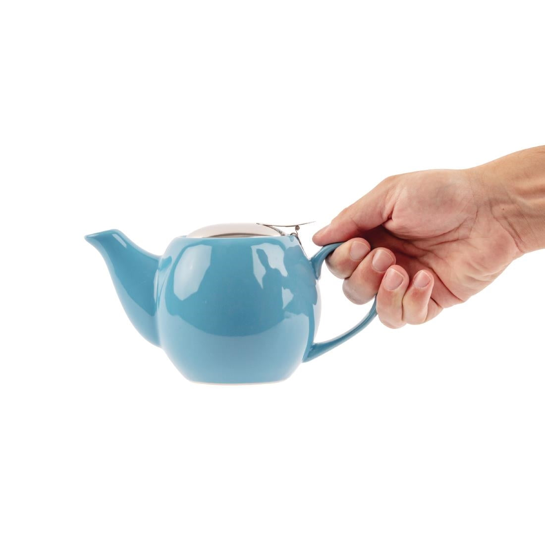Olympia Cafe Teapot Blue 510ml