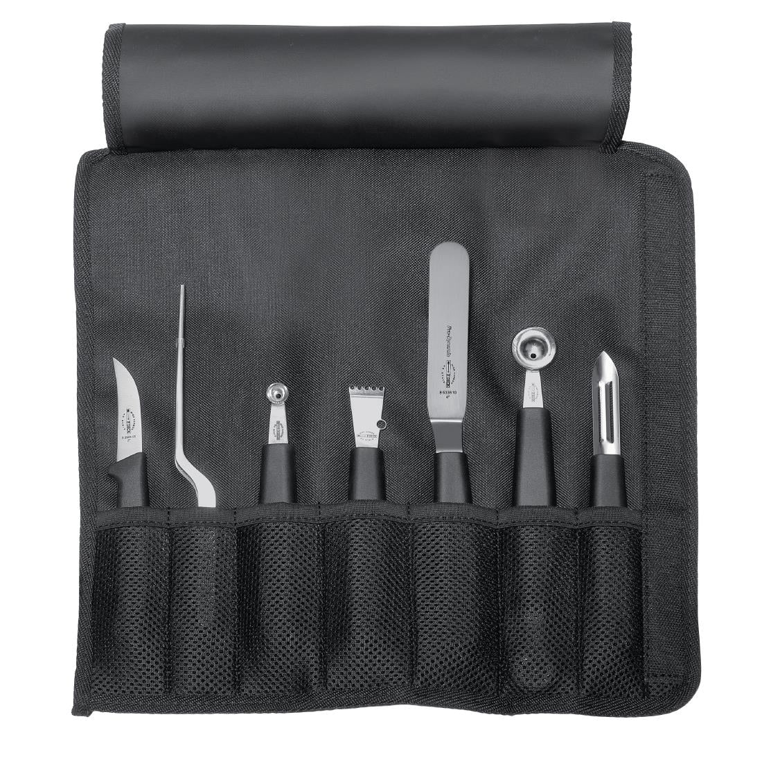 Dick Knives Garnishing Set (7 Pack with Roll Bag Pack)