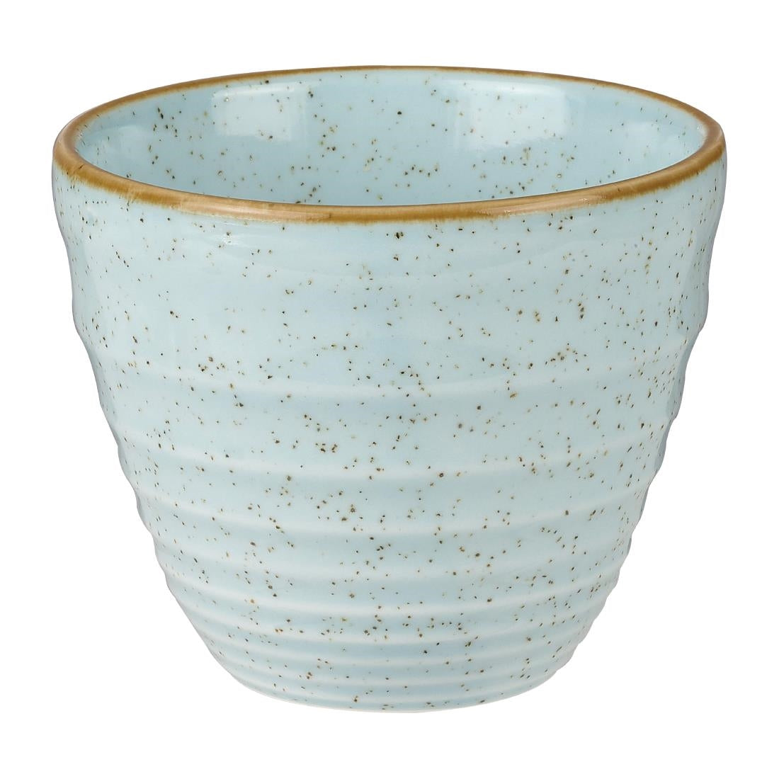 Churchill Stonecast Round Chip Mugs Duck Egg Ripple 285ml (12 Pack)