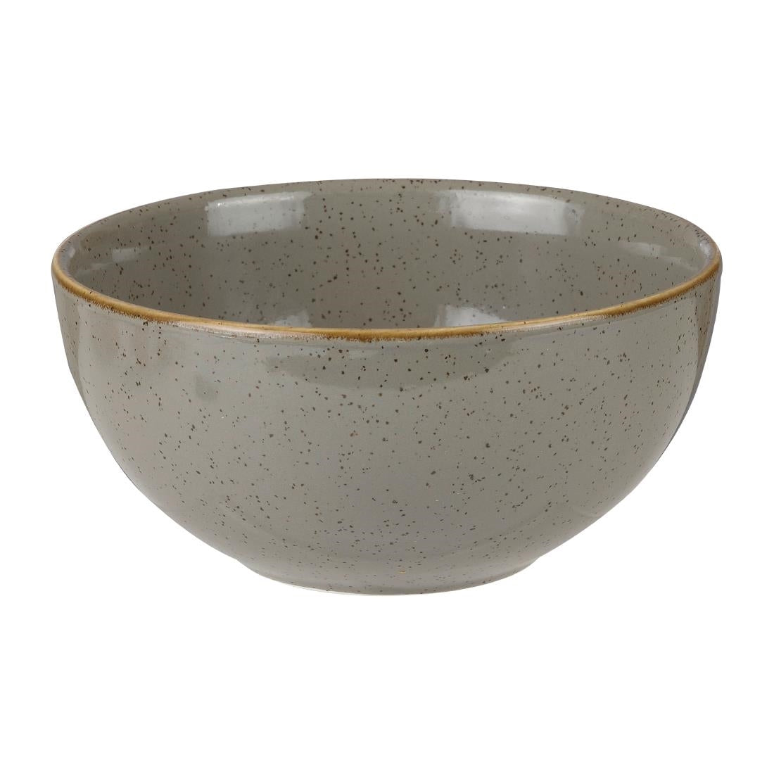 Churchill Stonecast Round Soup Bowls Peppercorn Grey 132mm (12 Pack)