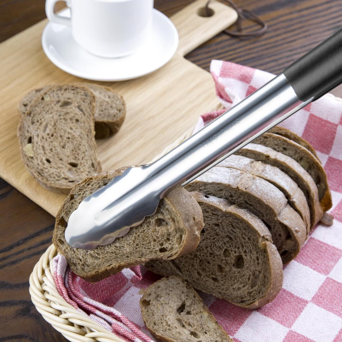 stainless steel serving tongs