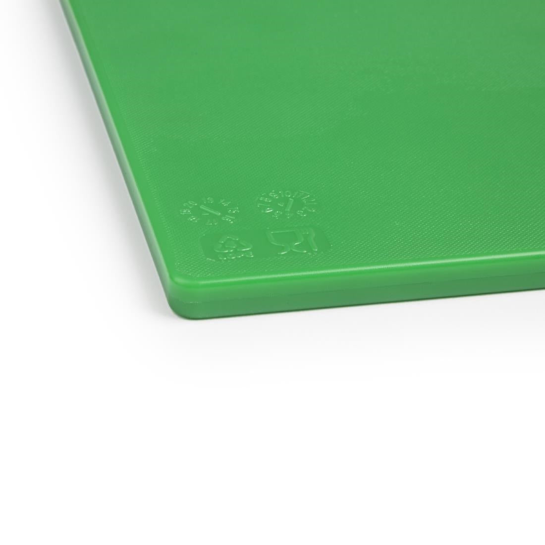 Hygiplas Low Density Antibacterial Chopping Board Green 450x300x10mm