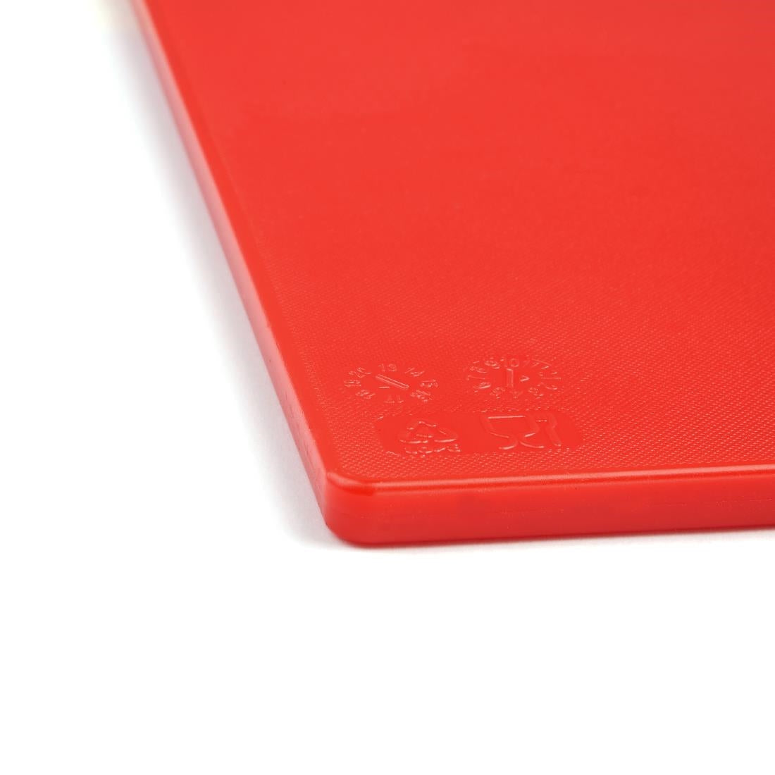 Hygiplas Low Density Antibacterial Chopping Board Red 450x300x10mm