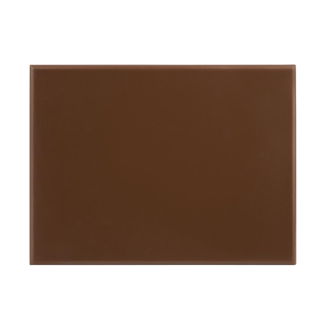 Hygiplas High Density Brown Chopping Board Small 305x229x12mm