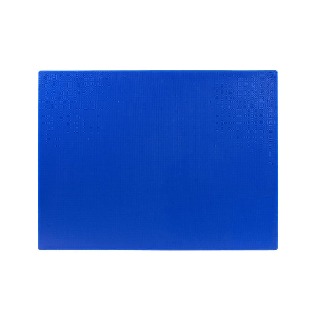 Hygiplas Thick Low Density Blue Chopping Board Large 600x450x20mm