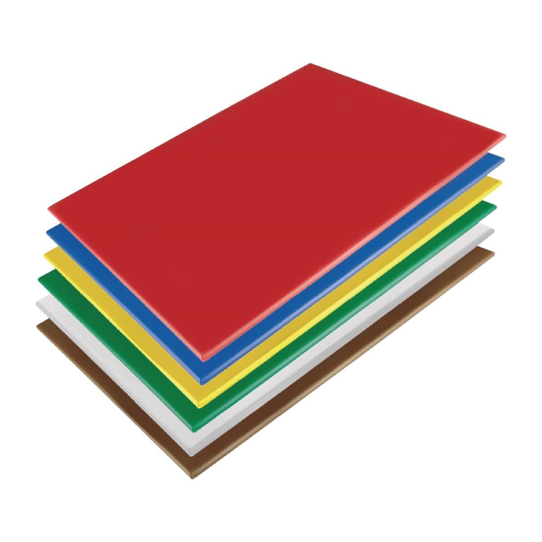 Hygiplas Low Density 6-Piece Chopping Board Set 600x450x10mm