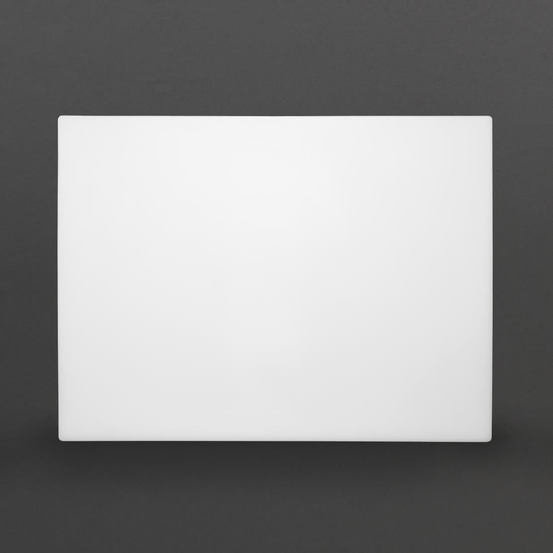 Hygiplas Low Density White Chopping Board Large 600x450x10mm