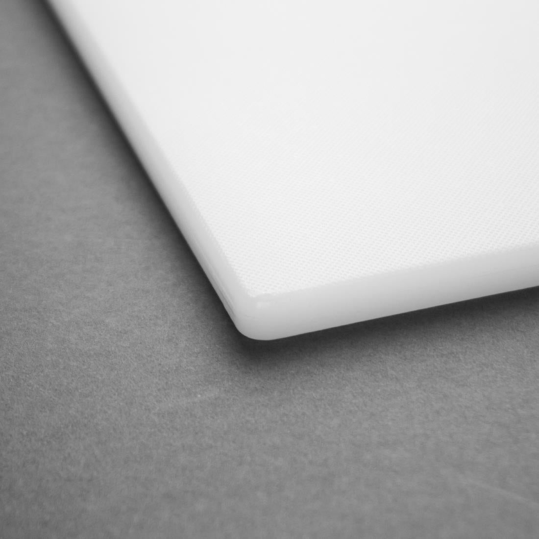 Hygiplas Low Density White Chopping Board Large 600x450x10mm