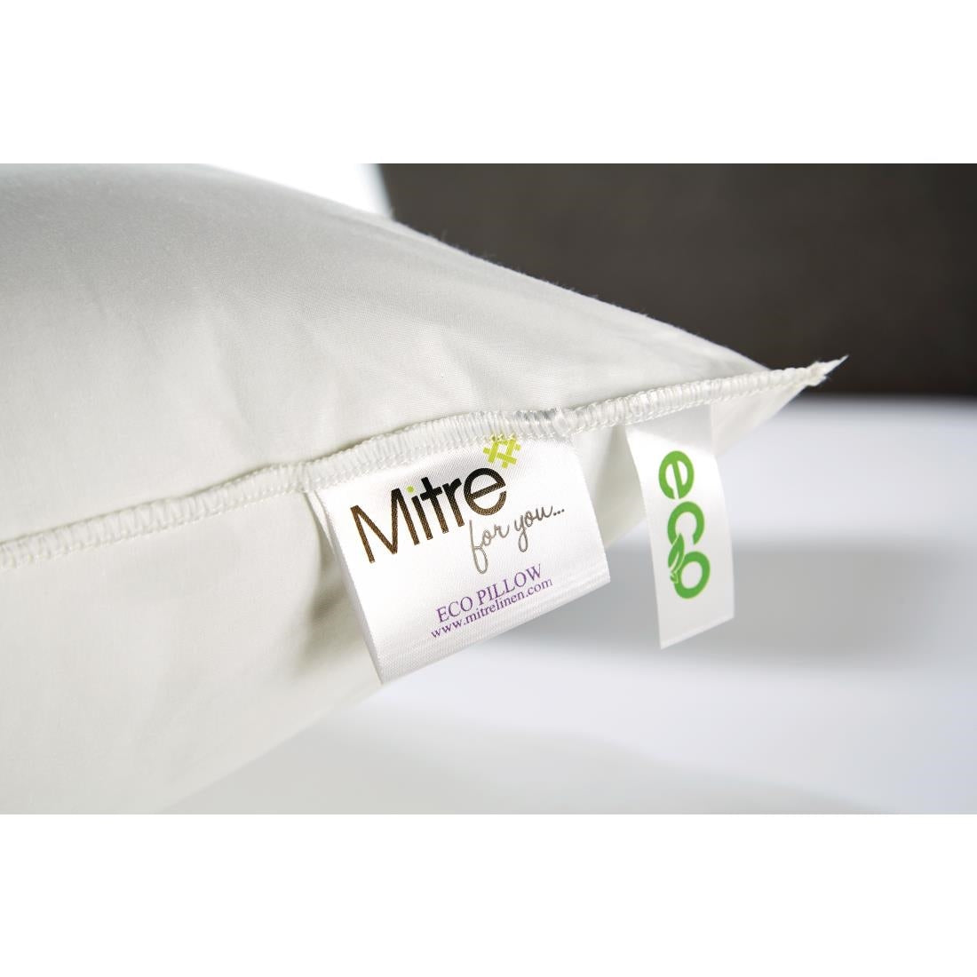 Mitre Eco Recycled Hollowfibre Pillow Firm