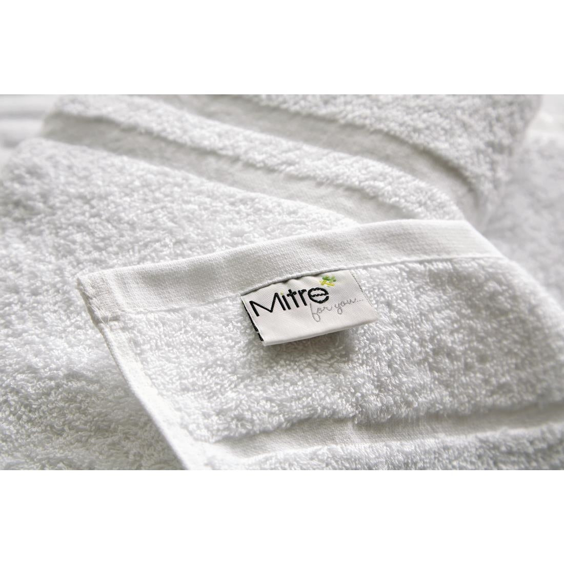 Eco Towel White Face Cloth 30x30cm (10 Pack)