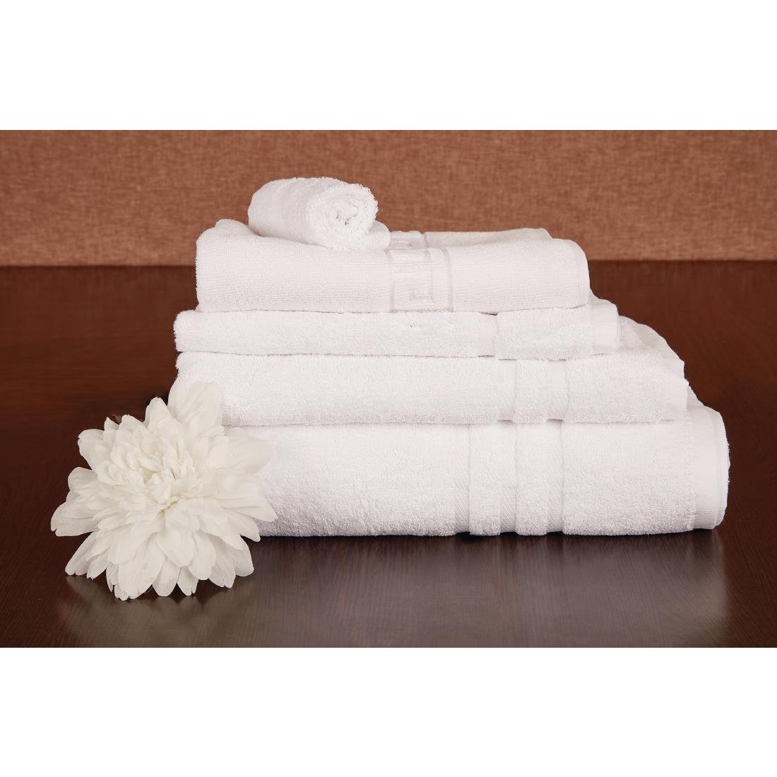 Mitre Eco Hand Towel White 500x900mm