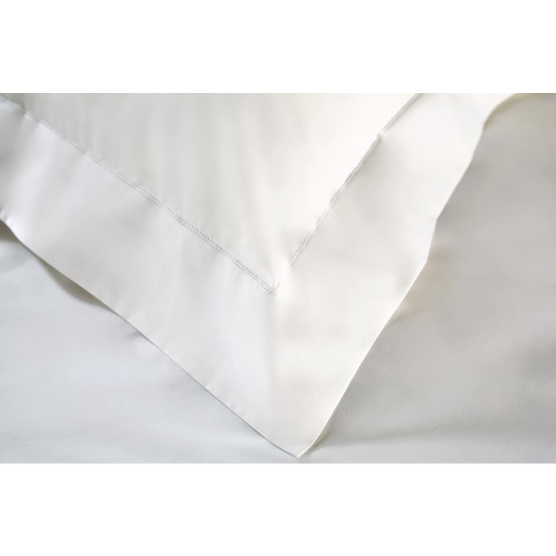 Mitre Eco Linen - Housewife Pillowcase White 520x780mm (2 Pack)