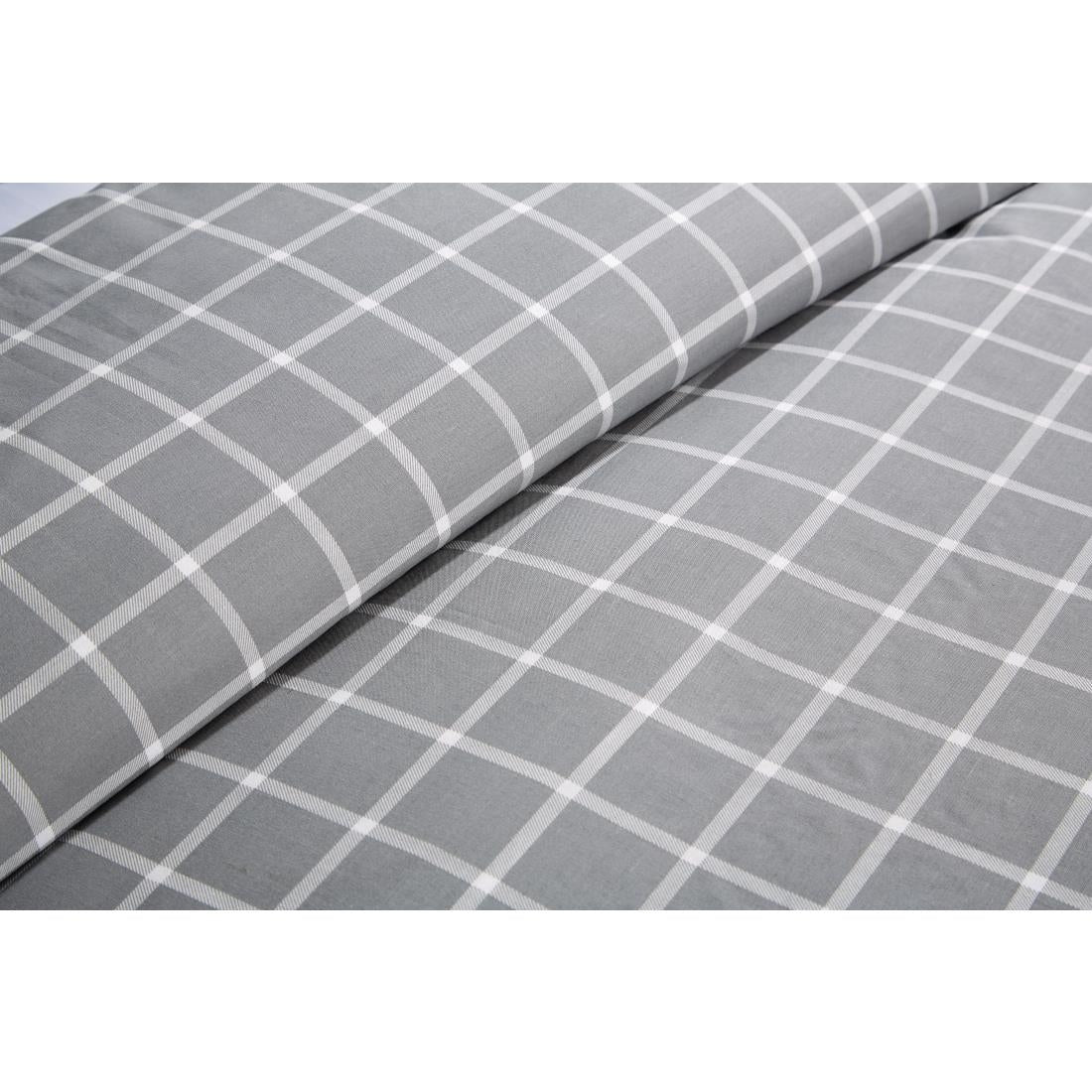 Mitre Essentials Stirling Duvet Cover Grey 198 x 203cm