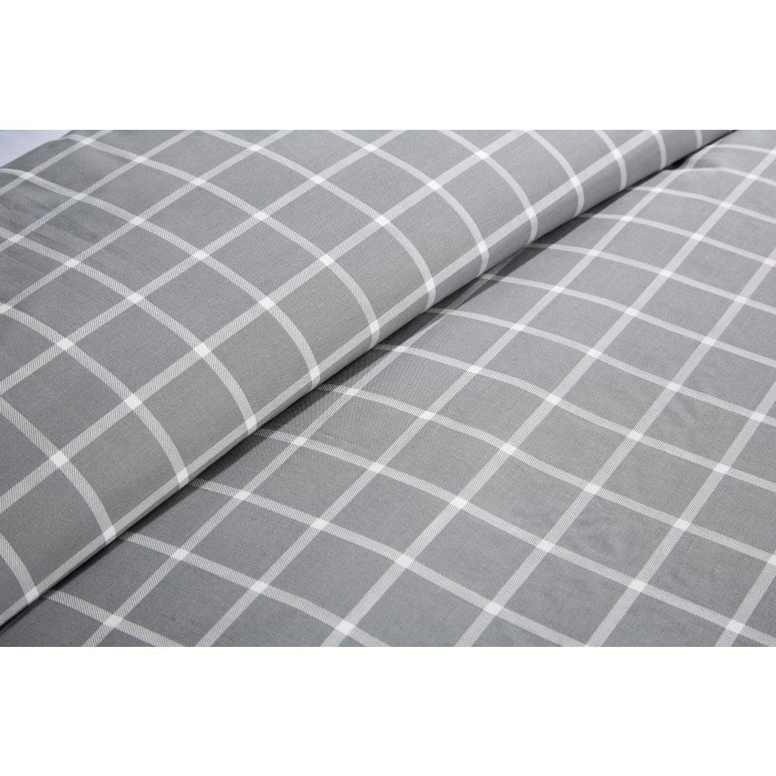 Mitre Essentials Stirling Pillowcase Grey 48 x 75cm