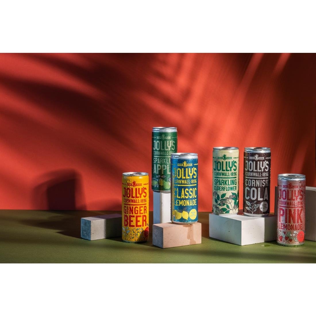 Jolly's Cornish Sparkling Apple Juice Cans 250ml (24 Pack)