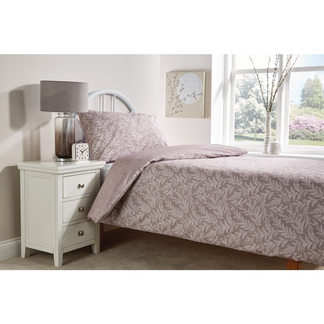 Mitre Essentials Fiorella Pillowcase Taupe