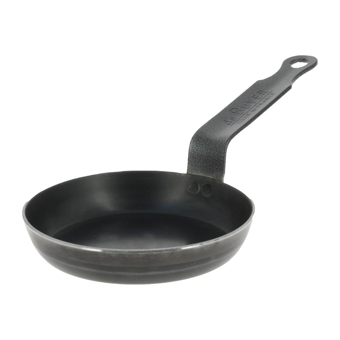 De Buyer Black Iron Blinis Pan 12cm