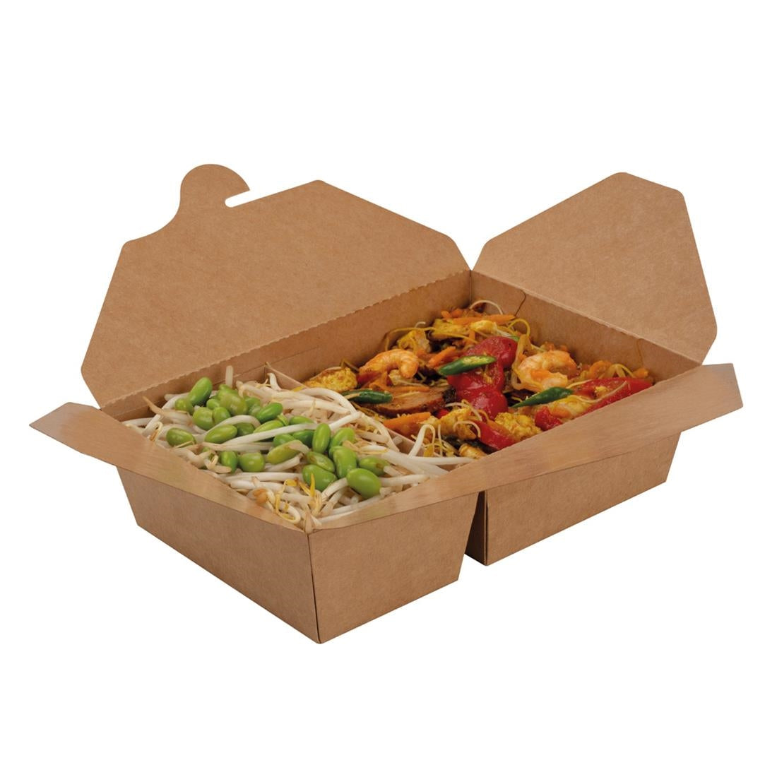 Colpac Two Compartment Food Container Large 510/920ml (200 Pack)