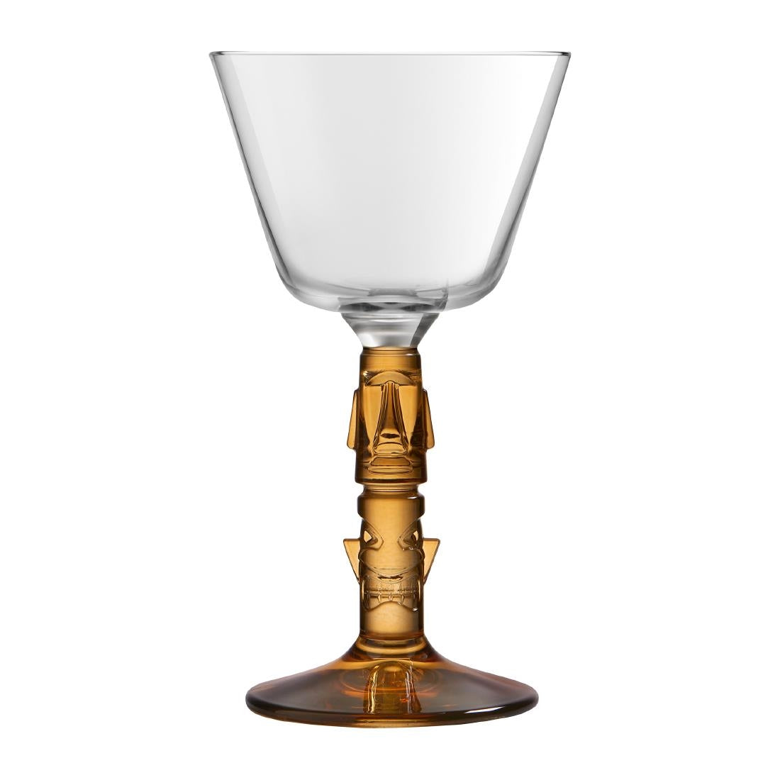 Onis Tiki Mai Tai Glasses with Amber Stem 200ml (6 Pack)