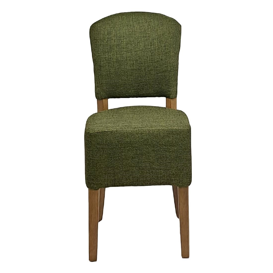 Hanoi Dining Chairs In Weathered Oak with Shetland Forest Seatpad (2 Pack)
