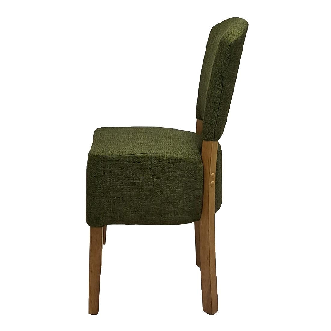Hanoi Dining Chairs In Weathered Oak with Shetland Forest Seatpad (2 Pack)