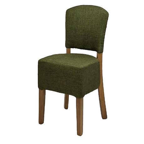 Hanoi Dining Chairs In Weathered Oak with Shetland Forest Seatpad (2 Pack)