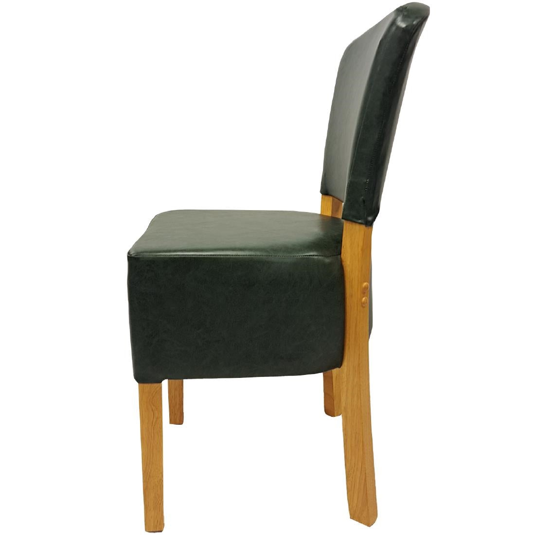 Hanoi Dining Chairs In Soft Oak with Bison Vinyl Cedar (2 Pack)
