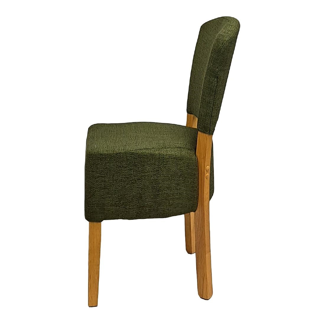 Hanoi Dining Chairs In Soft Oak with Shetland Forest Seatpad (2 Pack)