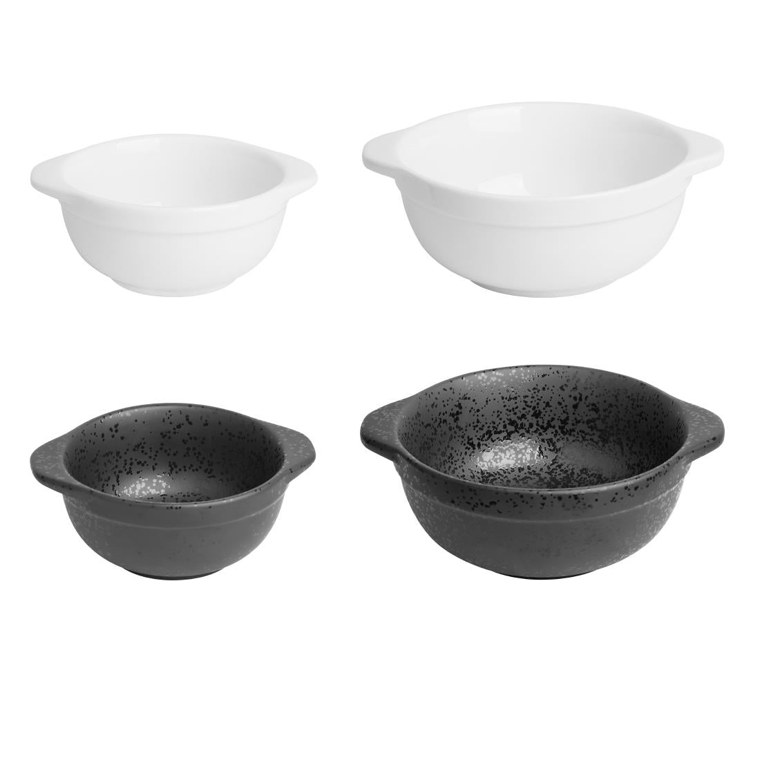 Olympia Whiteware Eared Bowls 250ml (6 Pack)