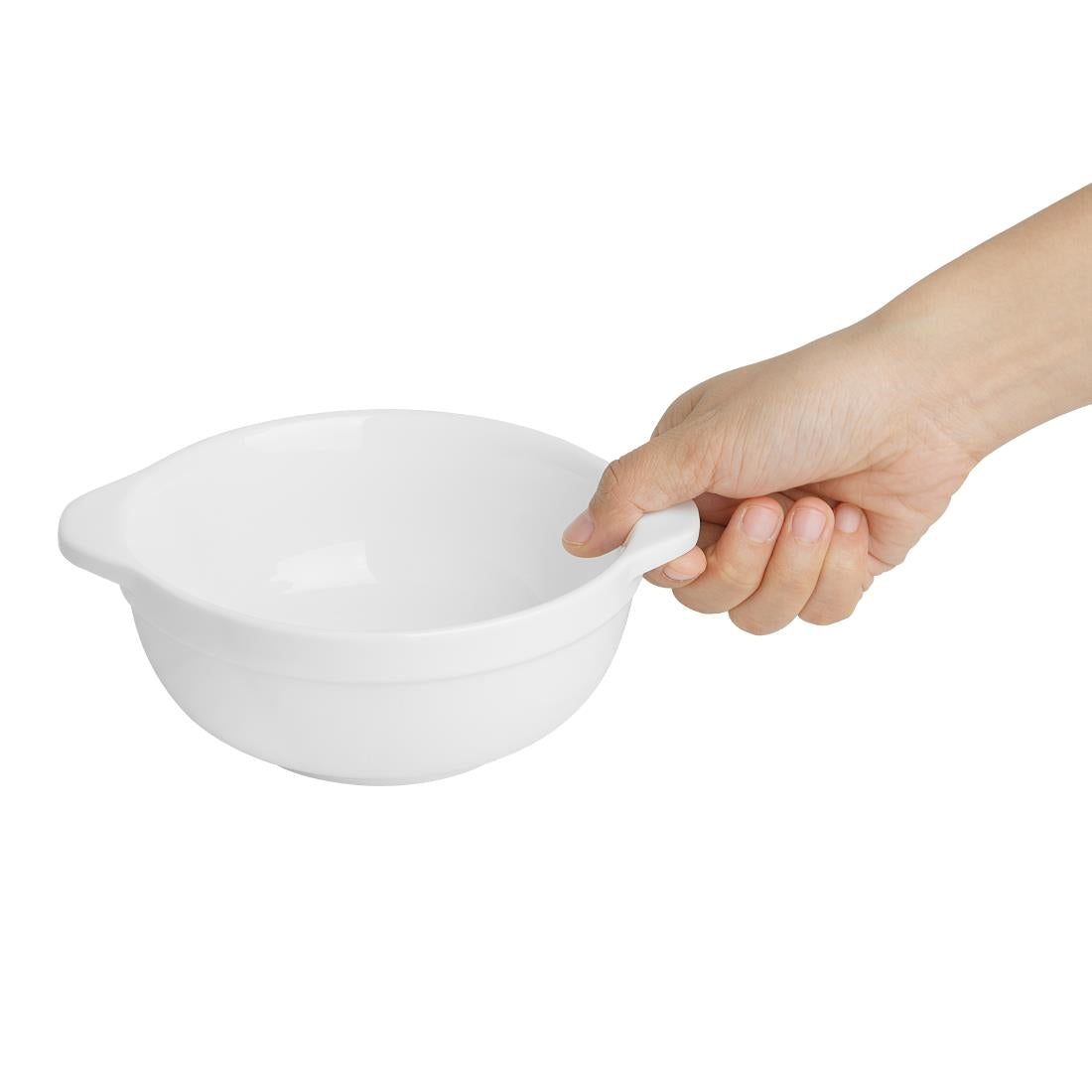 Olympia Whiteware Eared Bowls 640ml (4 Pack)
