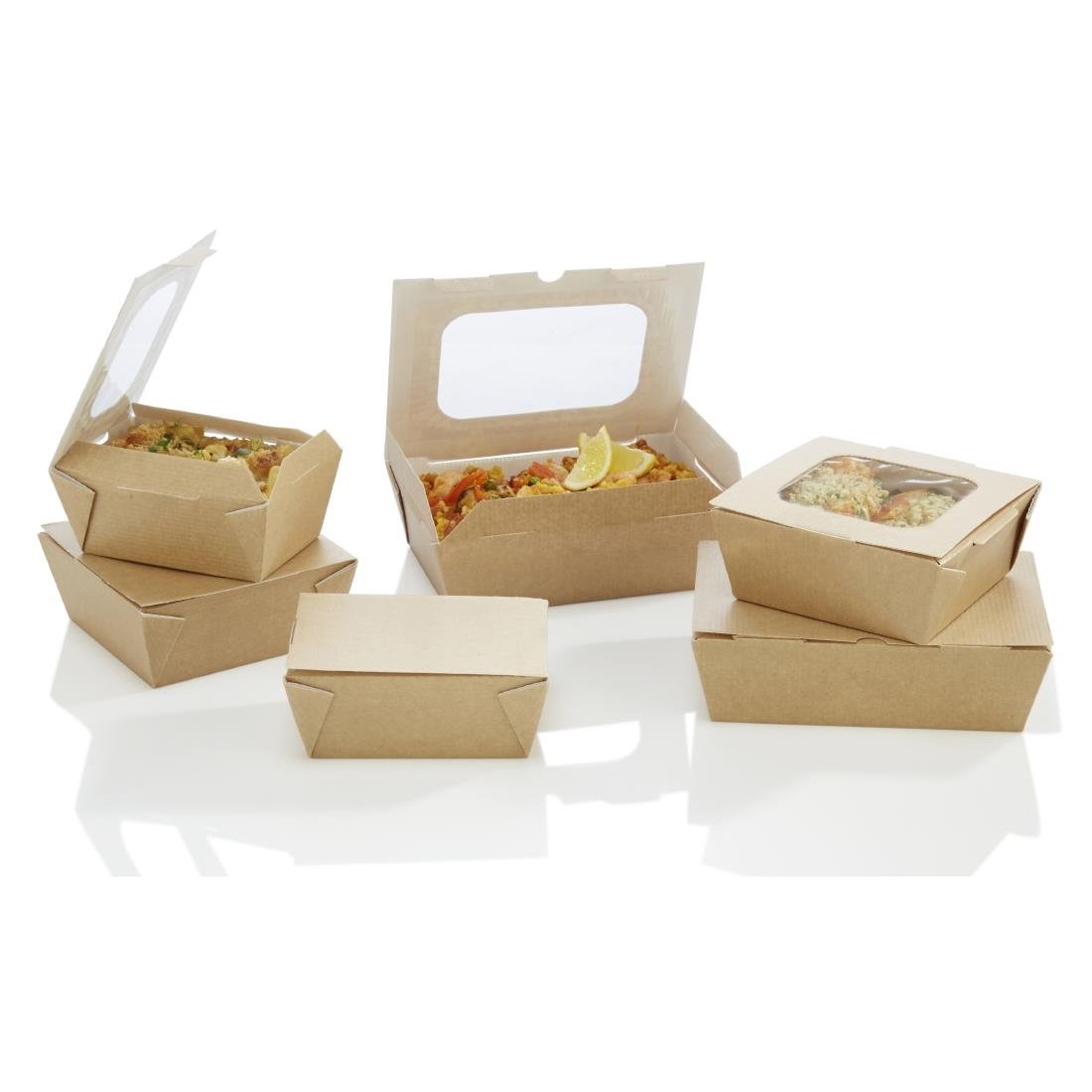 Huhtamaki Taste Small Food to Go Box With Window (360 Pack)