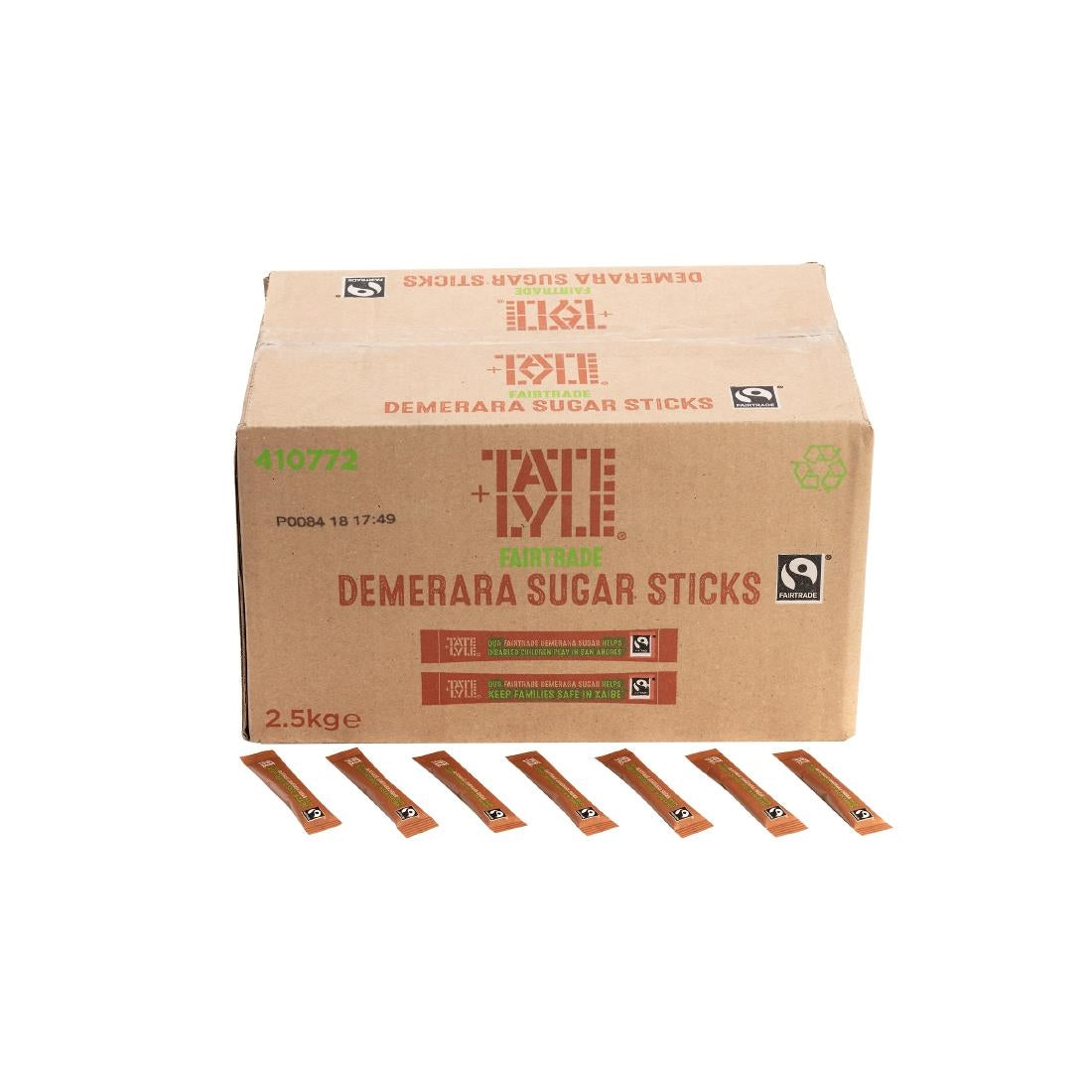 Tate & Lyle Fairtrade Demerara Sugar Sticks (1000 Pack)