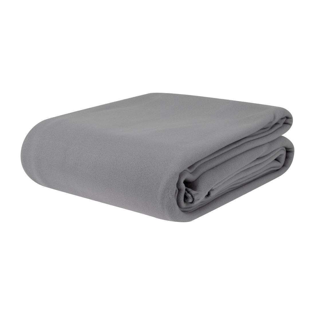 Mitre Essentials Polar Blankets Grey Double