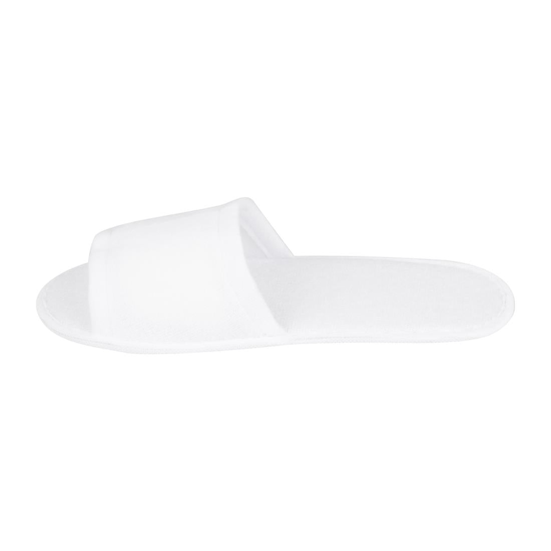 Mitre Essentials Slipperlite Open Toe Slippers White