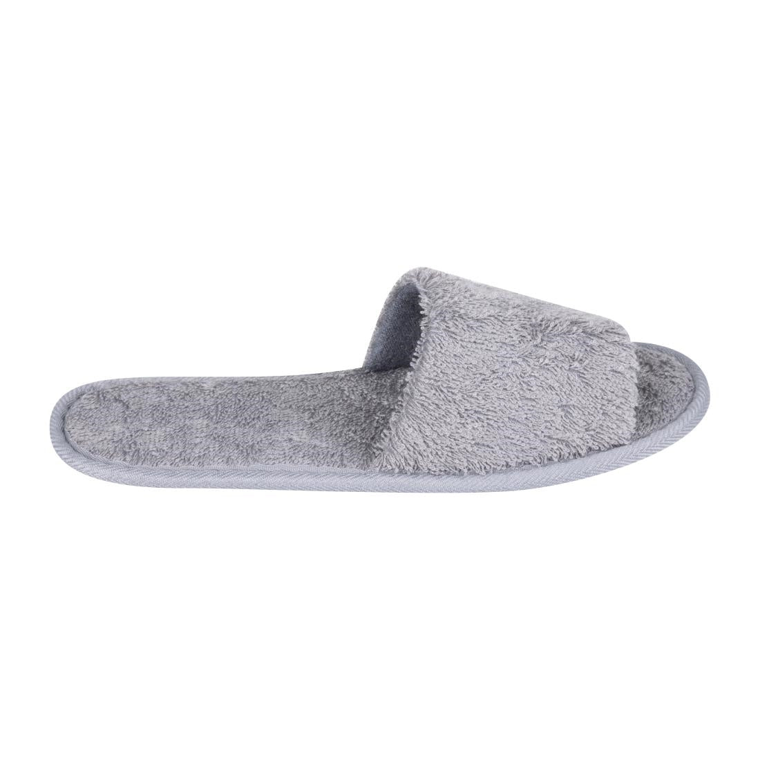 Mitre Luxury Curzon Open Toe Slippers Grey