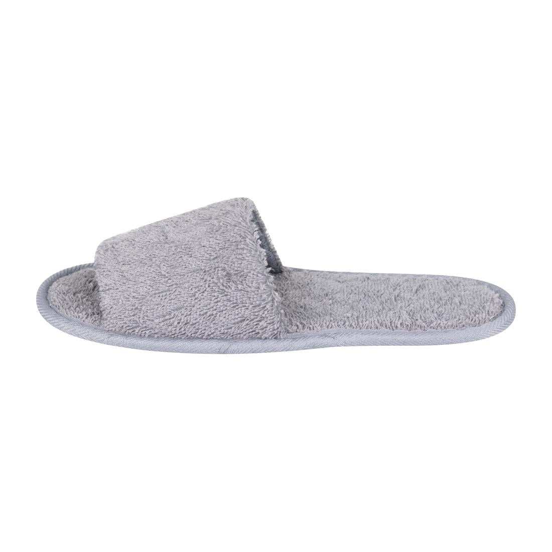 Mitre Luxury Curzon Open Toe Slippers Grey
