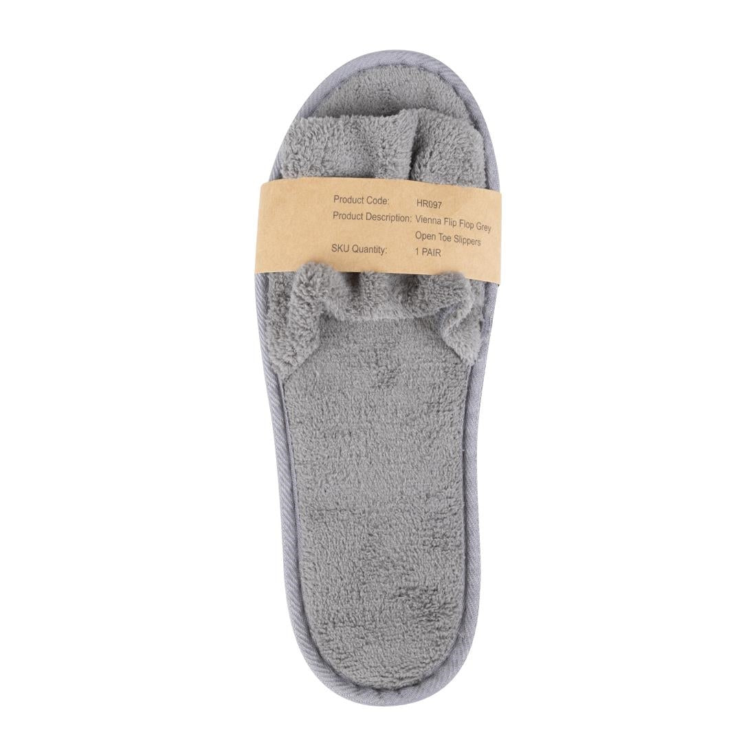 Mitre Comfort Vienna Open Toe Slippers Grey