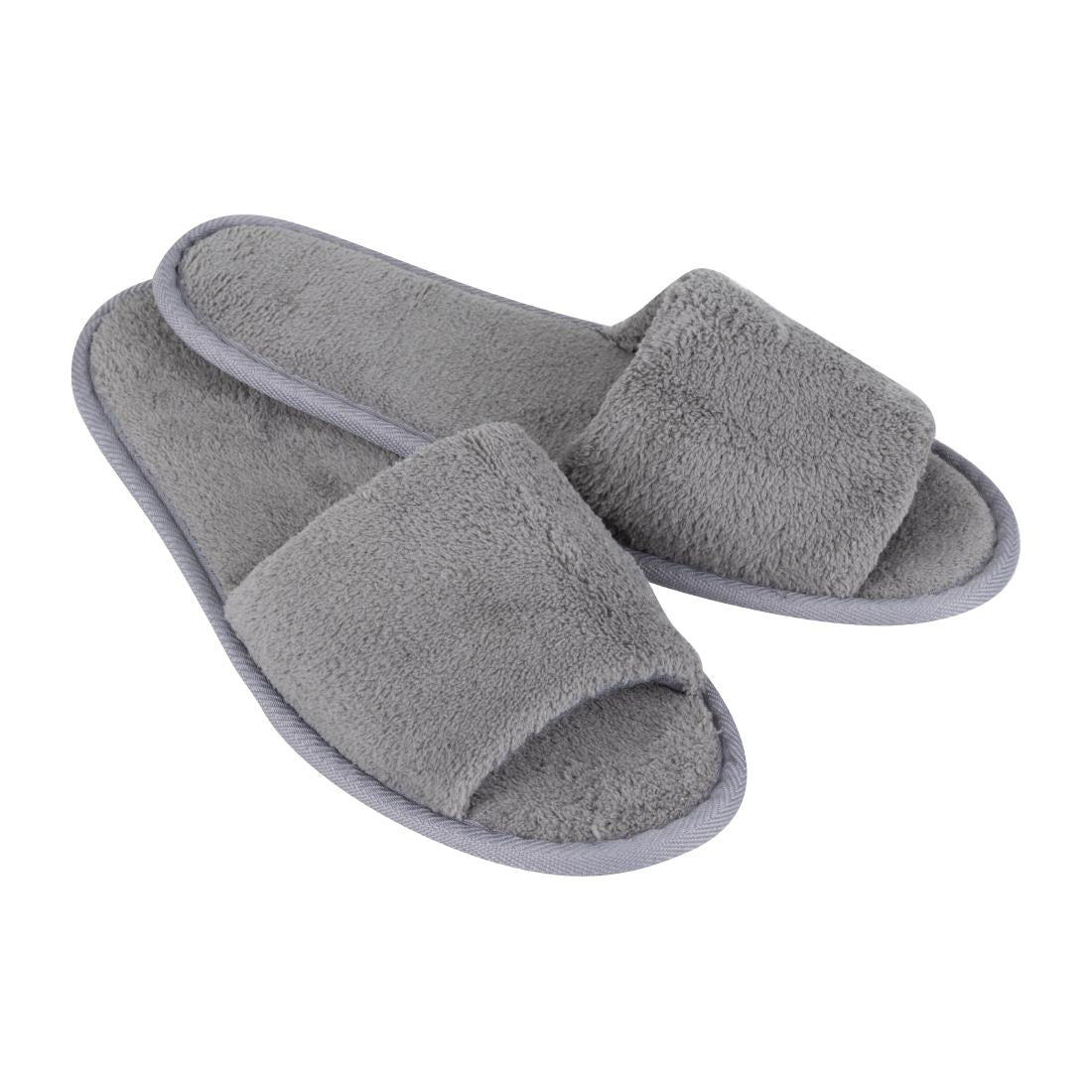 Mitre Comfort Vienna Open Toe Slippers Grey