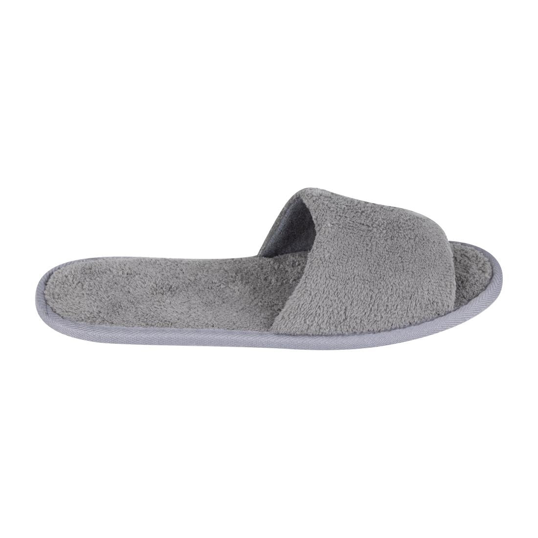 Mitre Comfort Vienna Open Toe Slippers Grey