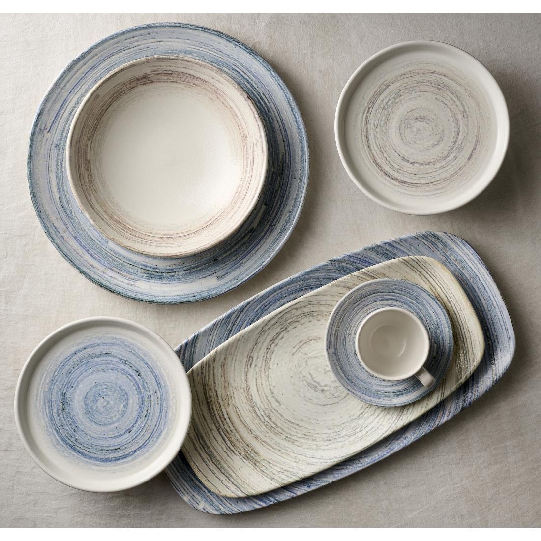 Churchill Elements Coast Chef's Oblong Plates 298x153mm (12 Pack)