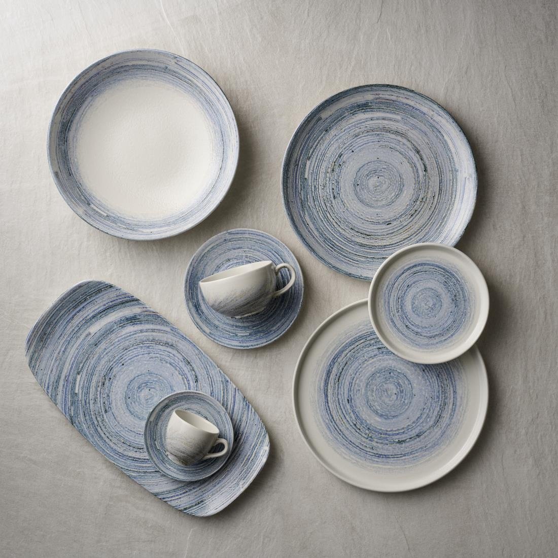 Churchill Elements Coast Walled Plates 160mm (6 Pack)